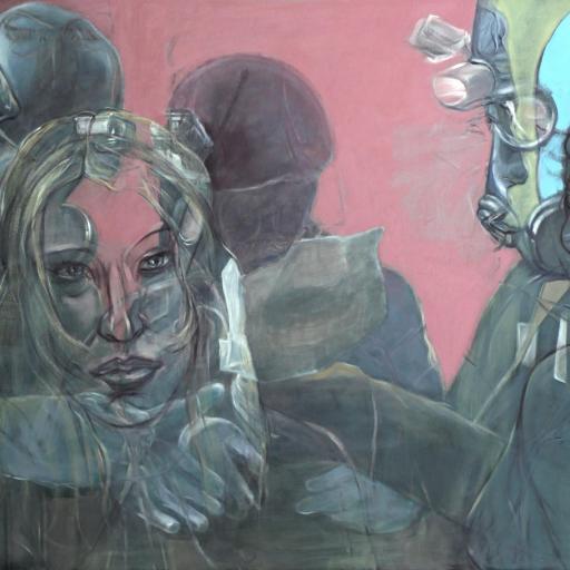 Henri Deparade, Elektra, 2018, Öl auf Leinwand